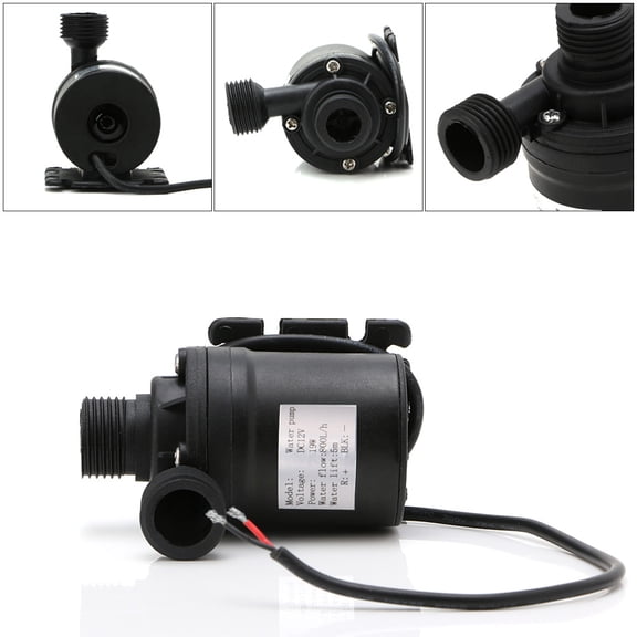 BIBABLYKE Water Pump 800L/H 5m for 12V 24V Brushless Motor Circulation Part for Industry Scientific Research Aerospace Industry