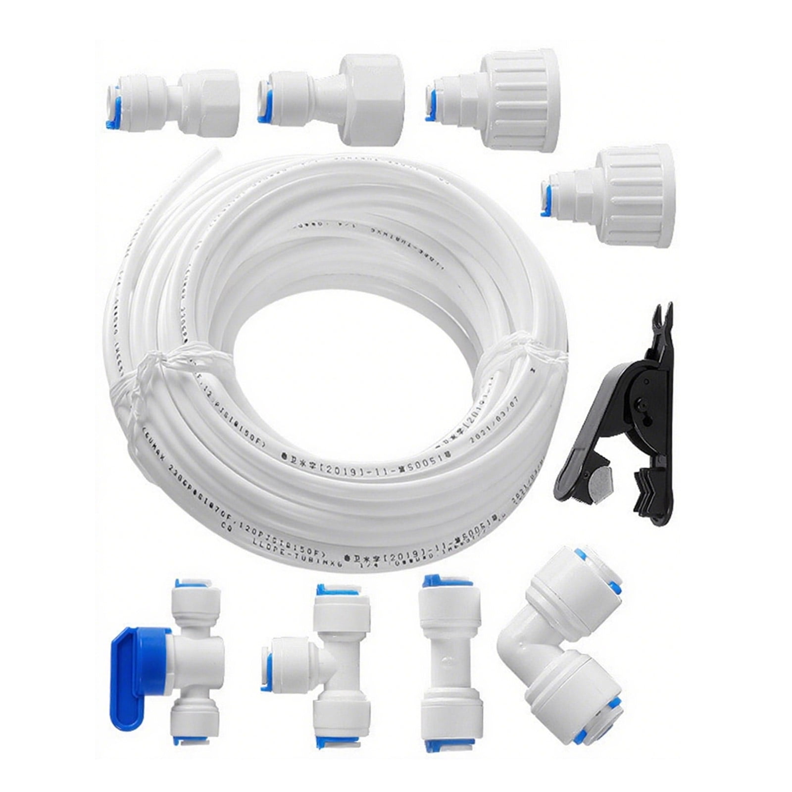 BIBABLYKE Water Purification Fittings Assembly Refrigerator Water Pipe Universals Connection Set For Plumbing Systems Enduring