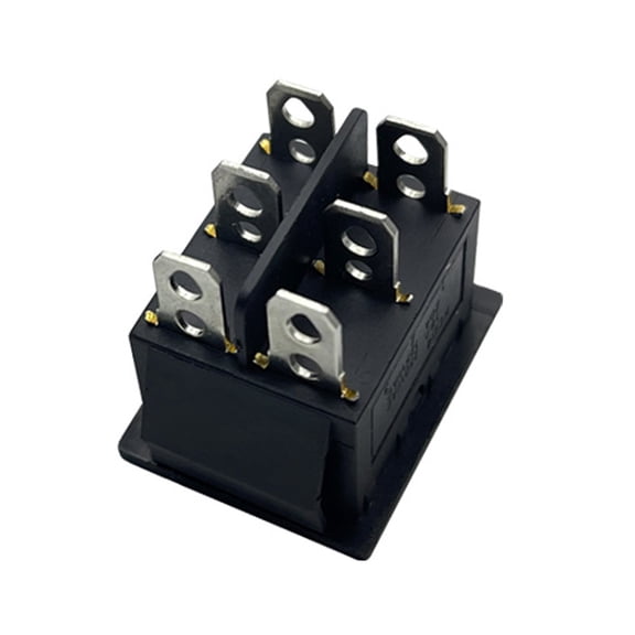 BIBABLYKE double Sided Self Reset Rockers Button Plastic for Safe Operate In Electrical Devices & Easy Installation