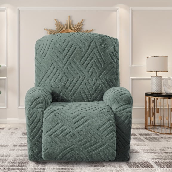 BIBEARBIBEAR 1 Seat Stretch Recliner Cover Washable Spandex Elastic Armchair Slipcover with Pocket Furniture Protector for Living Room Office Home Decor 2025