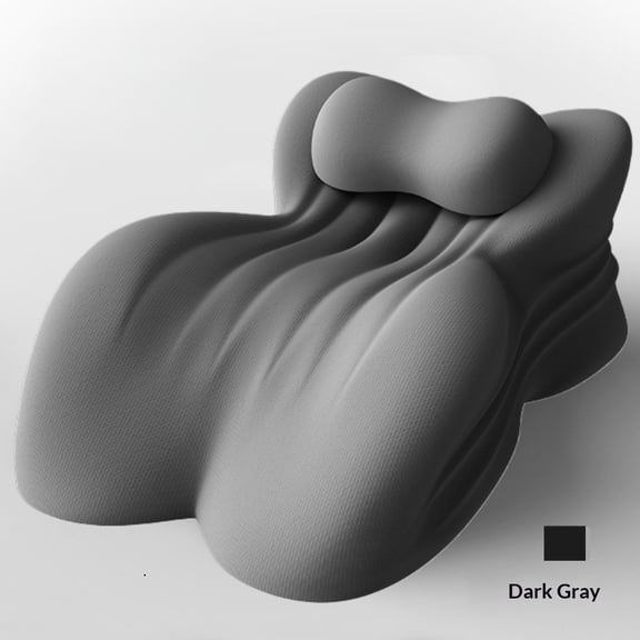 BIBEARBIBEAR 3-Color Ergonomic Memory Foam Wedge Pillow, Cervical & Lumbar Support for Stomach Sleepers, Multi-Use for Bed Reading Office, Breathable Washable Cover, Ideal Gift