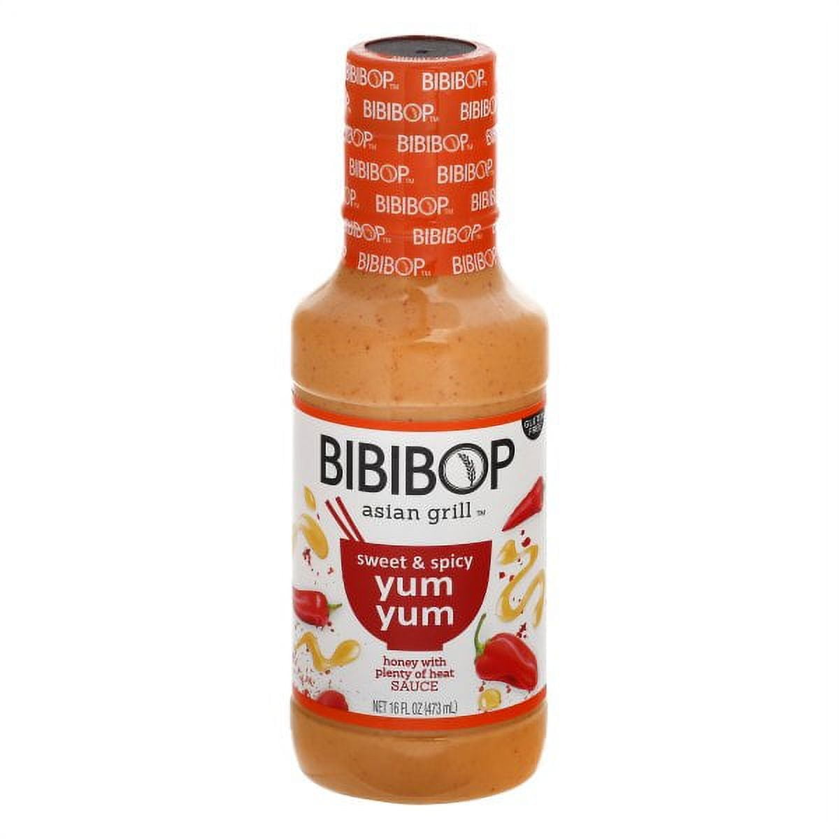 BIBIBOP GlutenFree Sweet & Spicy Yum Yum Sauce, 16 Fl Oz