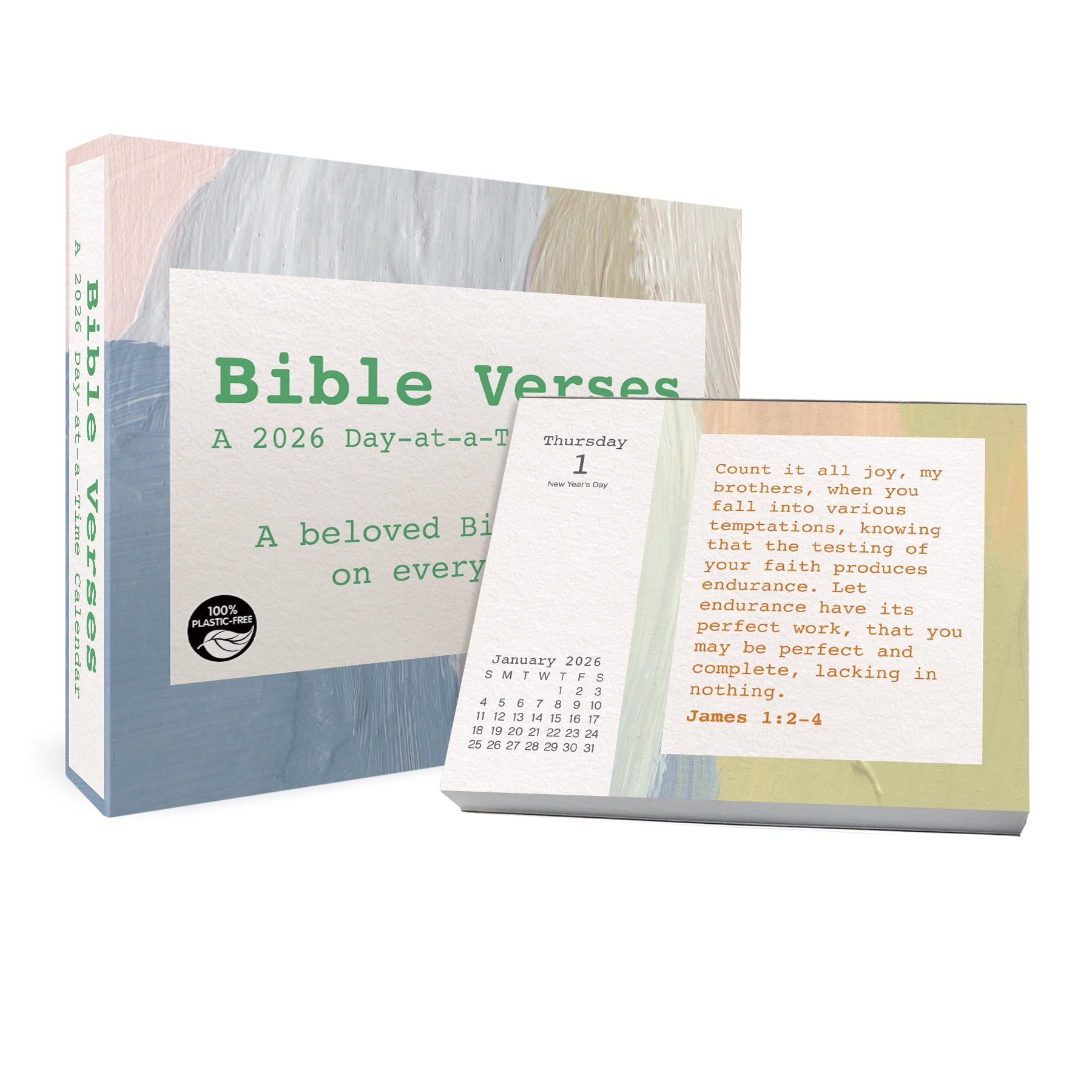 Bible Desk Calendar, 12 Months, by Treads International