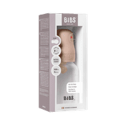 BIBS Baby Bottle with Slow Flow Latex Nipple, Blush, 5 oz, 1 Each