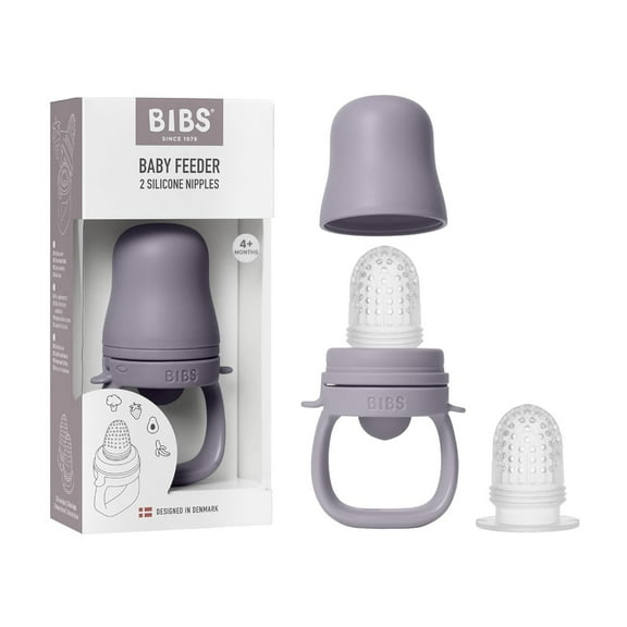 BIBS Infant Silicone Baby Feeder, Fossil Grey, 1 Piece