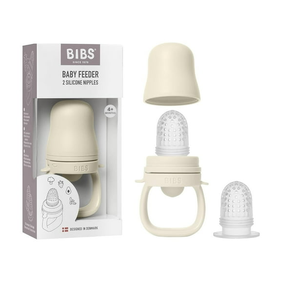 BIBS Infant Silicone Baby Feeder, Ivory, 1 Piece