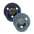 thumbnail image 1 of BIBS Colour Latex Infant Pacifier Size 1, 0-6 Months, Deep Space/Petrol, 2 Count, 1 of 9
