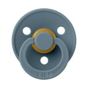 BIBS Colour, Natural Rubber Latex Pacifier Size 2, 6-18 Months, Blush, Gender-Neutral, 1 Count, Infant