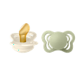 thumbnail image 1 of BIBS Infant Pacifier Couture Latex Size 1, 0-6 Months, Ivory/Sage, 2 pack, 1 of 5