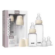 BIBS Grow & Flow Bottle Starter Kit, Silicone, 5 oz & 9 oz, Ivory, 2 pack