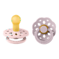 thumbnail image 1 of BIBS Infant Pacifier Boheme Latex Size 1, 0-6 Months, Blossom/Dusky Lilac, 2 pack, 1 of 5