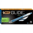 thumbnail image 1 of BIC GLIDE Exact Ballpoint Pen, Retractable, Fine 0.7 mm, Blue Ink, Blue Barrel, Dozen, Each, 1 of 1