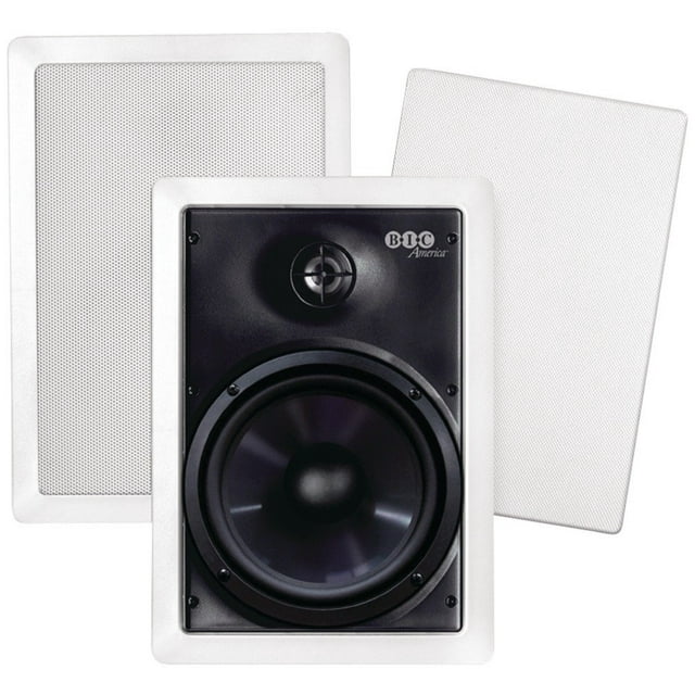 BIC AMERICA M-PRO6W 6.5" Weather-Resistant In-Wall Speakers