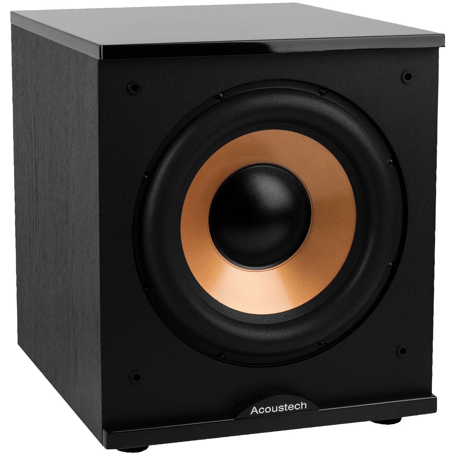 BIC America H-100II 12" Front-Firing Powered Subwoofer with Black Lacquer Top - image 1 of 10