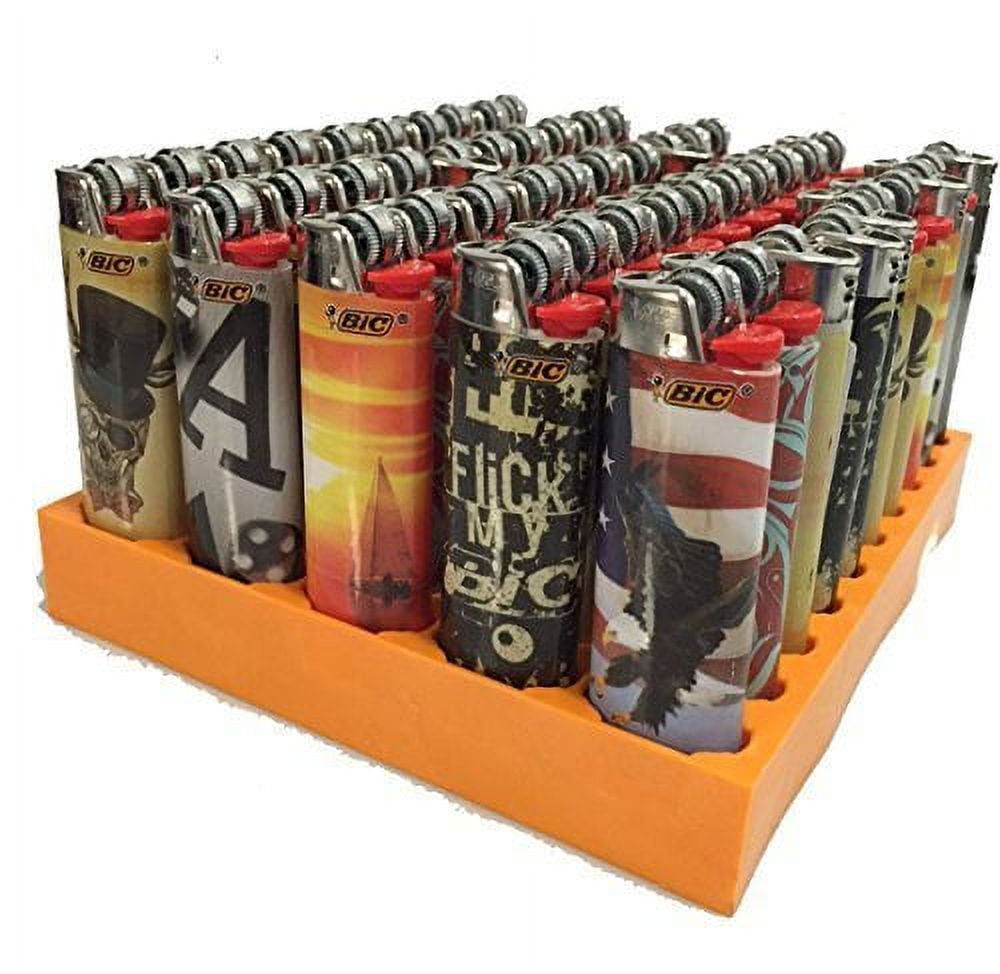 BIC Assorted Designs Lighters, Brand New, Available in Multiple Quantities (25)