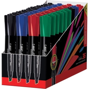 BIC, BICGPMM36AST, Intensity Permanent Markers, 36 / Pack