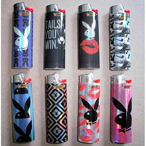 BIC BIG Playboy Bunny Lighters ~ 6 (Six) the Best Kind