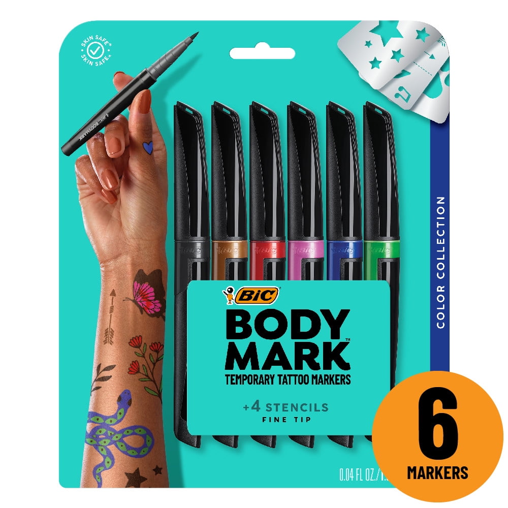 Body Paint Marker 10 Colors Temporary Tattoo Skin Paint Pens Washable Body  Art Marker Color Markers Set - AliExpress