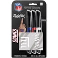 thumbnail image 1 of BIC BodyMark Temporary Tattoo Markers, New York Giants (Blue, Red, White), 3 Markers+2 Stencils, 1 of 10