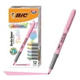 thumbnail image 1 of BIC Brite Liner Grip Pastel Highlighters, Assorted Colors, 12-Count, 1 of 10