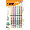 thumbnail image 1 of BIC Brite Liner Chisel Point Highlighter Set, Assorted Pastel Colors, 6 Count, 1 of 11