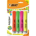 thumbnail image 1 of BIC Brite Liner Highlighter, Chisel Point, Assorted Colors, 4 Count, 1 of 9