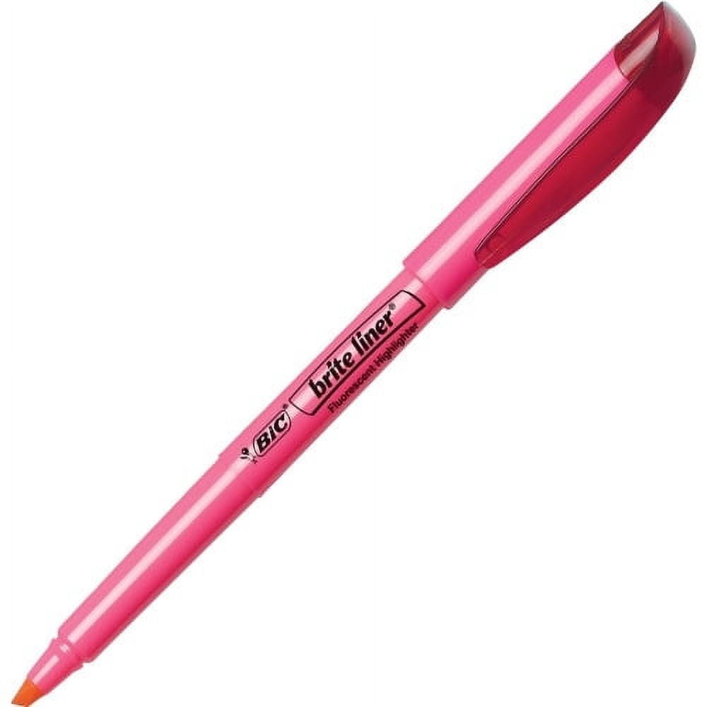 BIC Brite Liner Highlighters Chisel Marker Point Style Fluorescent