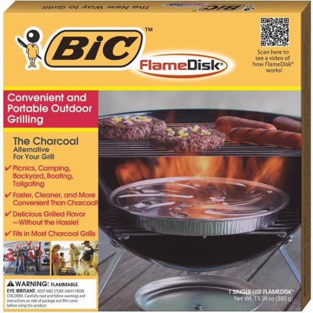 BIC Charcoal Alternative FlameDisk, 1-Pack