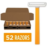 BIC Classic Sensitive Shaver Men's Disposable Razor, 1 Blade, 52 Pack