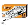 thumbnail image 1 of BIC Clic Stic Black Ballpoint Pens, Medium Point (1.0mm), 24-Count, 1 of 6