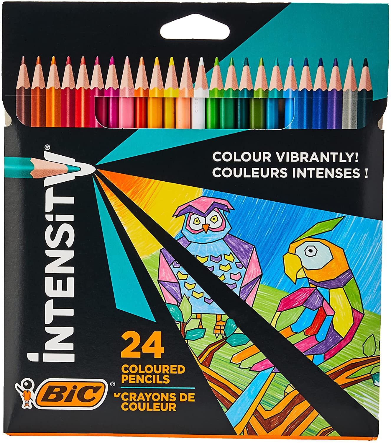 BIC Color Up Colouring Pencils - Assorted Colours, Pack of 24
