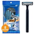 thumbnail image 1 of BIC Comfort 3 Disposable Men's Razor, 3 Blade Razor for a Comfortable Shave, 8-Count, 1 of 7