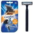 thumbnail image 1 of BIC Comfort 3 Men's Disposable Razor, 4 Pack, 1 of 5