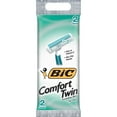 thumbnail image 1 of BIC Comfort Twin® Men’s Disposable Razor, Teal, 2 Pack, 1 of 2