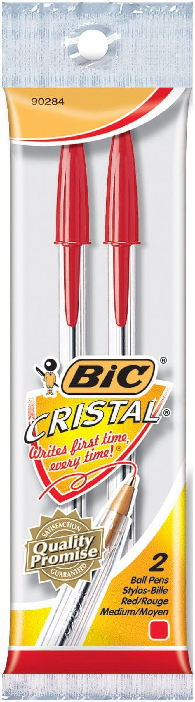 BIC Cristal Original Stylos-Bille Pointe Moyenne (1,0 mm