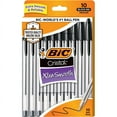 thumbnail image 1 of BIC Cristal Ballpoint Stick Pens - Medium Pen Point - Black - Clear Barrel - 10 / Pack | Bundle of 5, 1 of 2