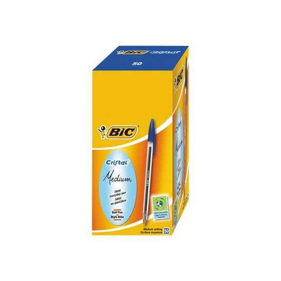 BIC Cristal Medium - Ballpoint pen - blue - 1 mm - medium (pack of 50)