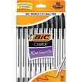 thumbnail image 1 of BIC Cristal Xtra Smooth Ballpoint Pens, Medium Point, 1.0 mm, Black Ink, 10 Count, 1 of 11