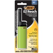 BIC EZ Reach Lighters Assorted Colors, Pack of 1, Child Resistant and Long-Lasting