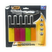 BIC EZ Reach Lighters, 5 pk.