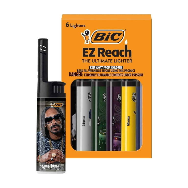 BIC EZ Reach Snoop Dogg Disposable Lighter, Comfortable Use