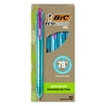 thumbnail image 1 of BIC Ecolutions Gel Pens, Ocean-Bound Recycled Plastic, 12-Count Pack, Assorted, 1 of 9