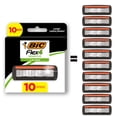 thumbnail image 1 of BIC Flex 4 Refillable Men's Sensitive Razor Cartridges, 4-Blade, 10 Count, 1 of 7