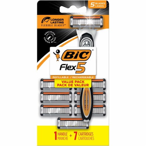 BIC Flex 5 Flexible Blades Men's Razor 1 ct - Pack of 2