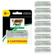 BIC Flex 5 Refillable Men's Shaving Razor Blades with 8 Blade Refills