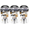 thumbnail image 1 of BIC Flex 5 Titanium 5-Blade Disposable Razor for Men, For a Smooth and Comfortable Shave, 6 Piece Razor Set, 1 of 10