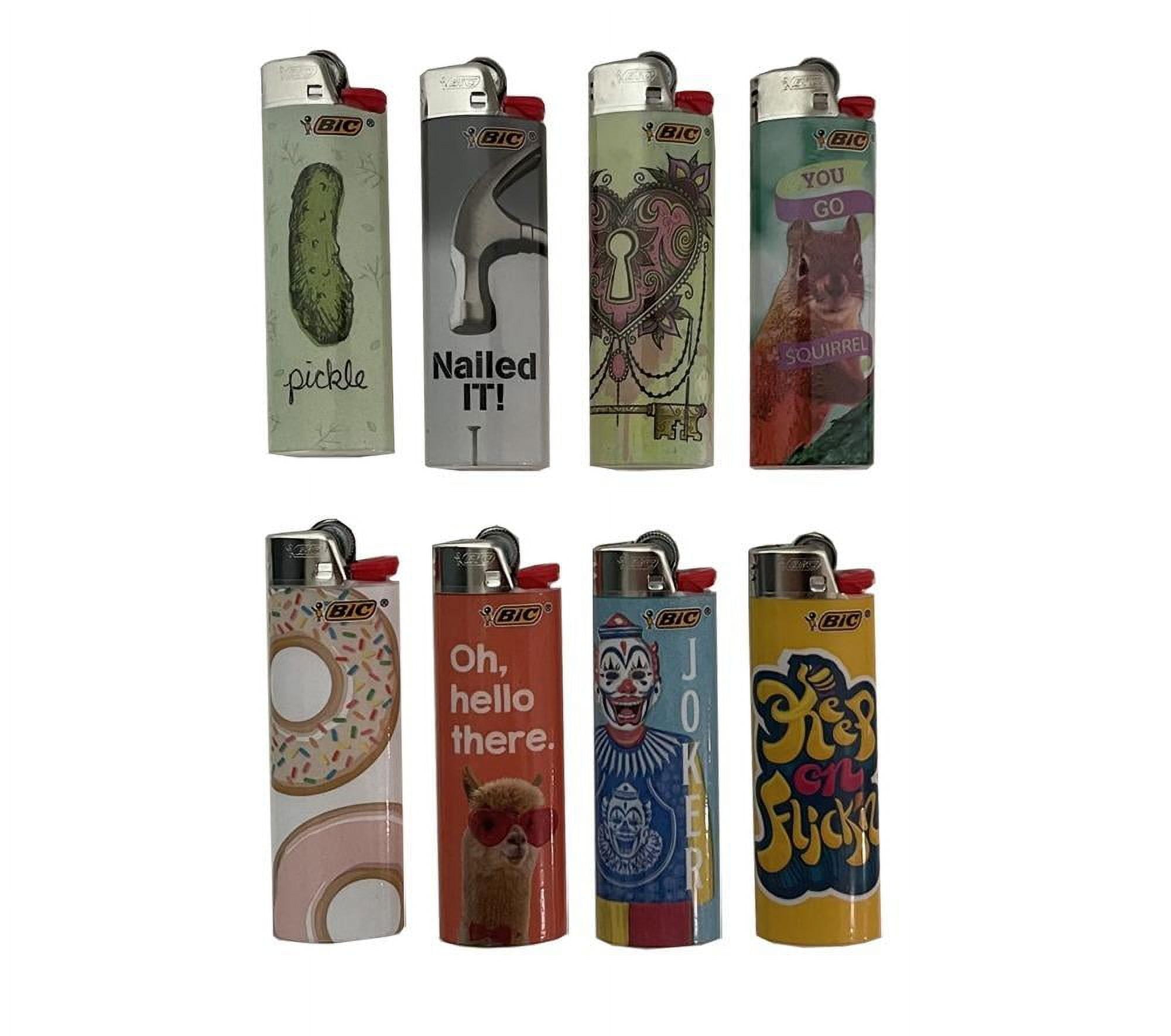 BIC Full Size Favorite Edition Lighters Assorted Styles (Pack of 8