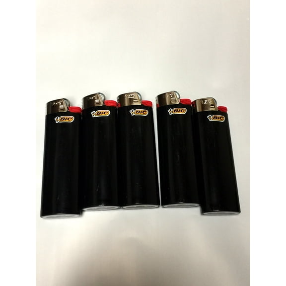 BIC Full Size Lighter - 5 Ct - Black Solid Color