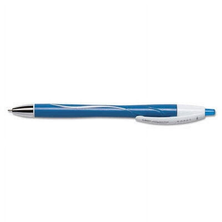 GLIDE Exact Ballpoint Pen, Retractable, Fine 0.7 mm, Blue Ink, Blue Barrel, Dozen GLIDE Exact Ballpoint Pen, Retractable, Fine 0.7 mm, Blue Ink, Blue Barrel, Dozen