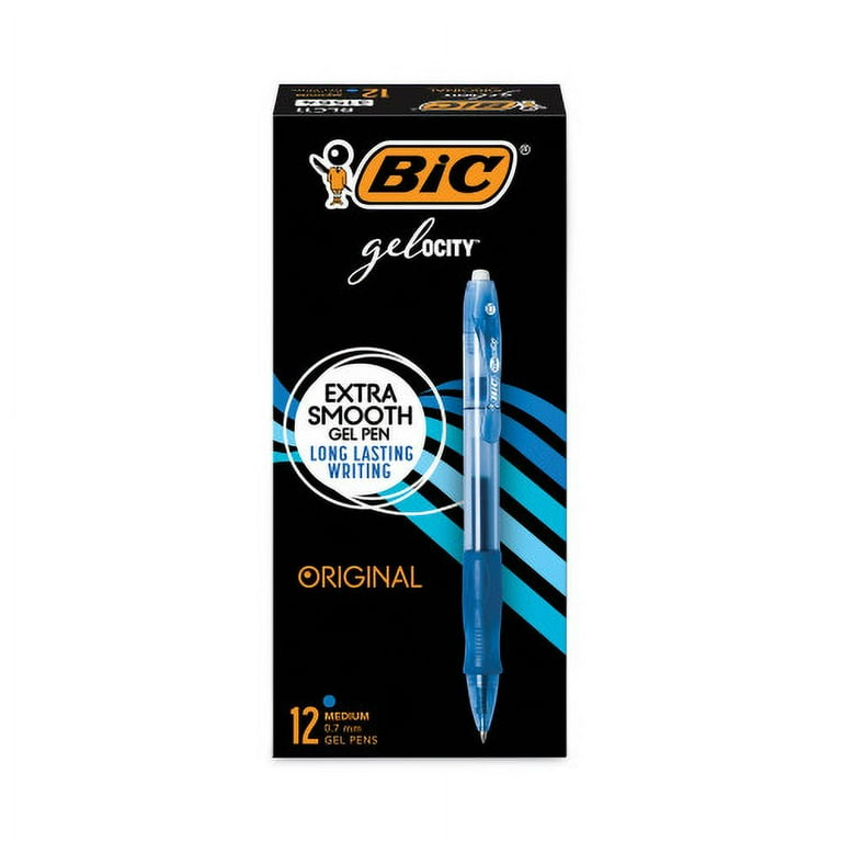 Gel-ocity Gel Pen, Retractable, Medium 0.7 mm, Blue Ink, Translucent Blue Barrel, Dozen Gel-ocity Gel Pen, Retractable, Medium 0.7 mm, Blue Ink, Translucent Blue Barrel, Dozen